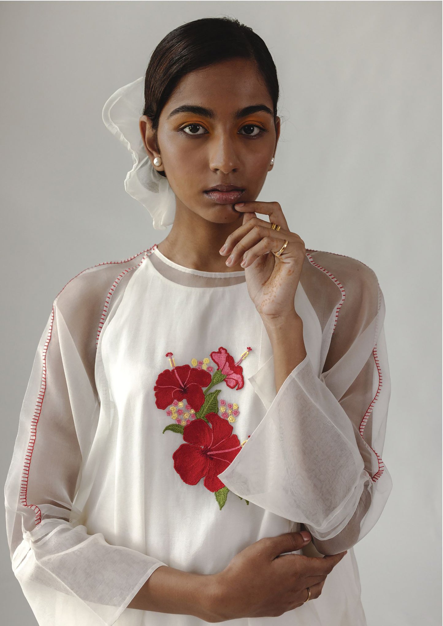 Hibiscus Date Top + Slip Top