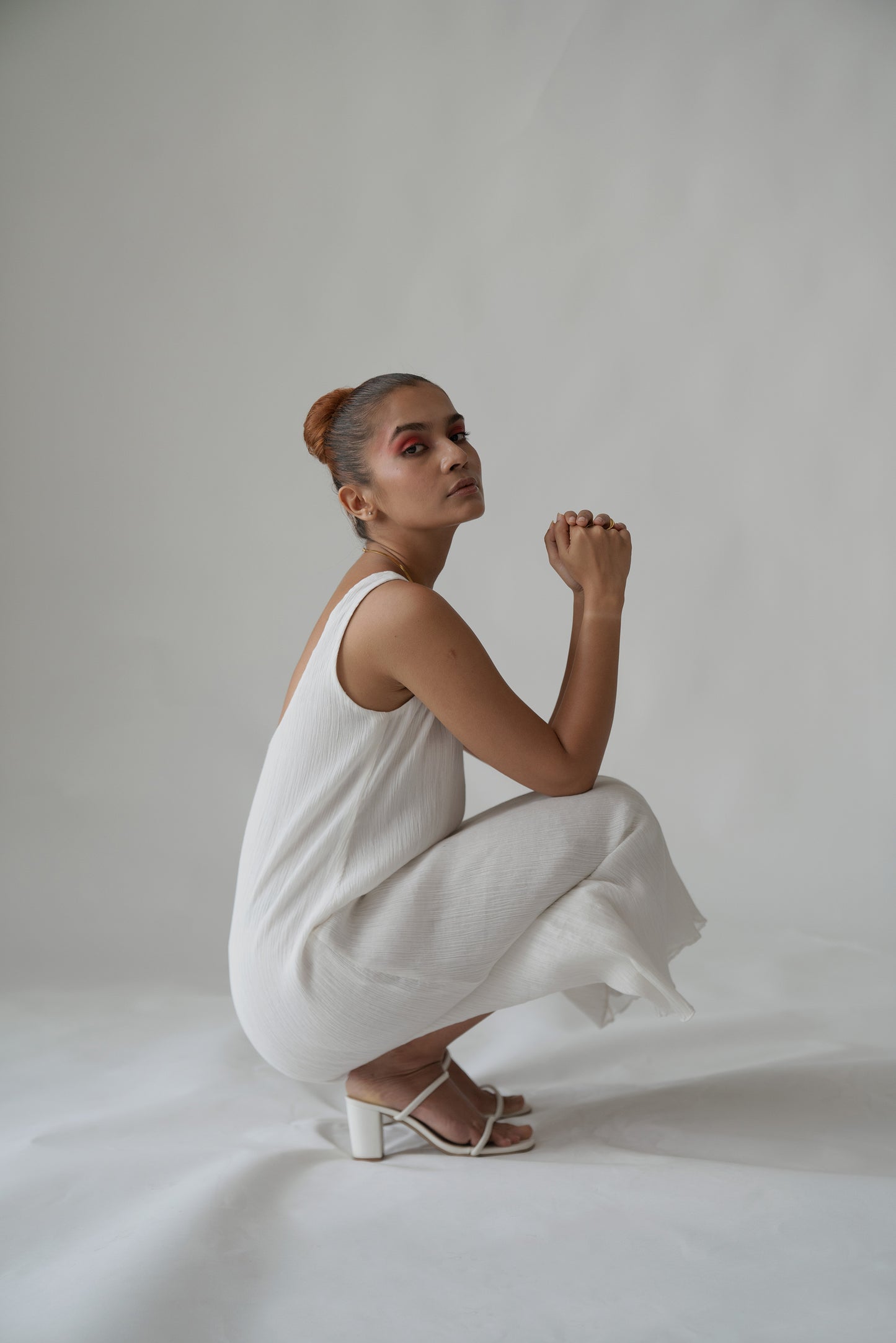 Madhumalti Crop + Crinkle Dress