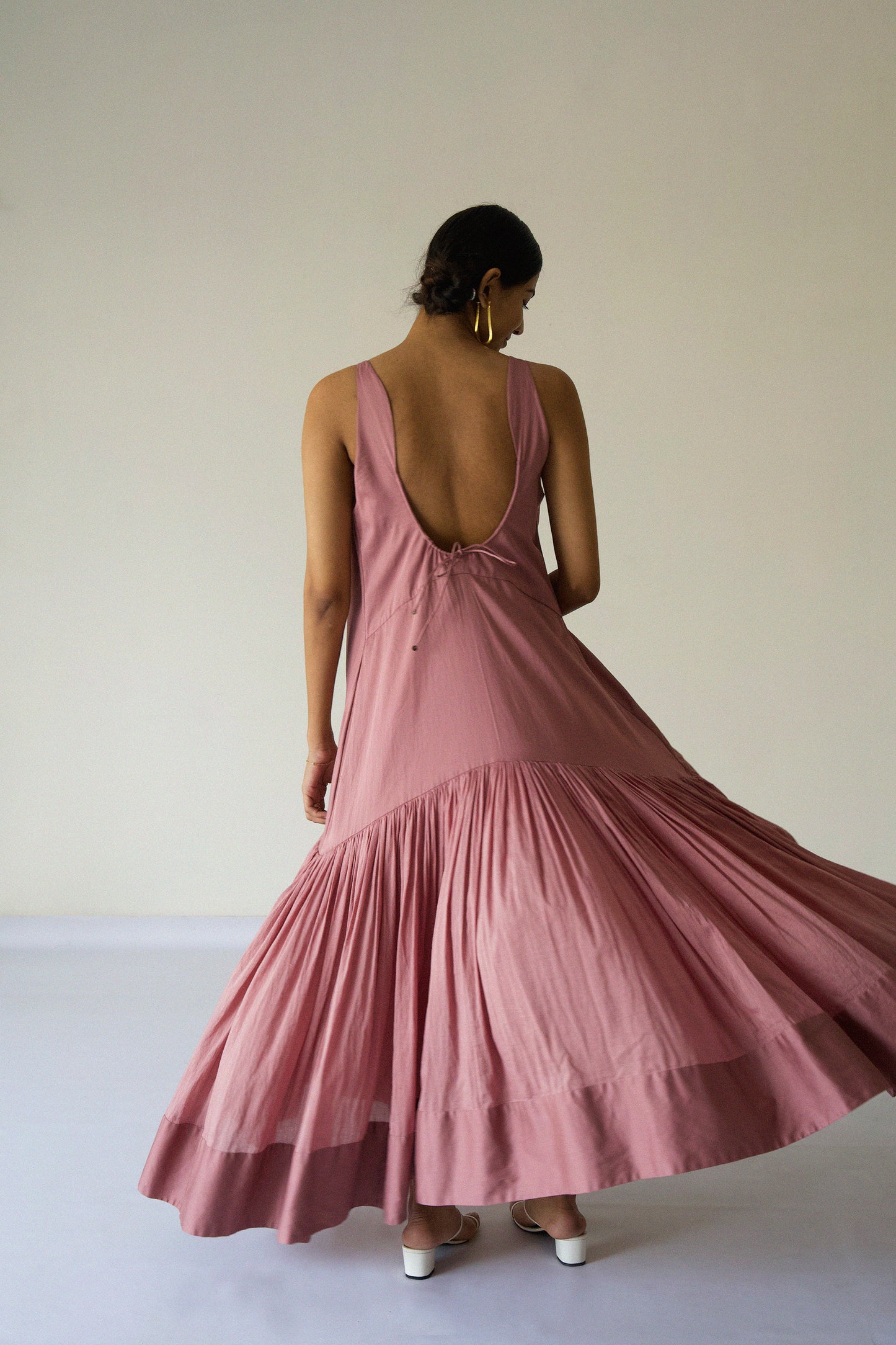 Flamingo Dress - Old Rose Pink