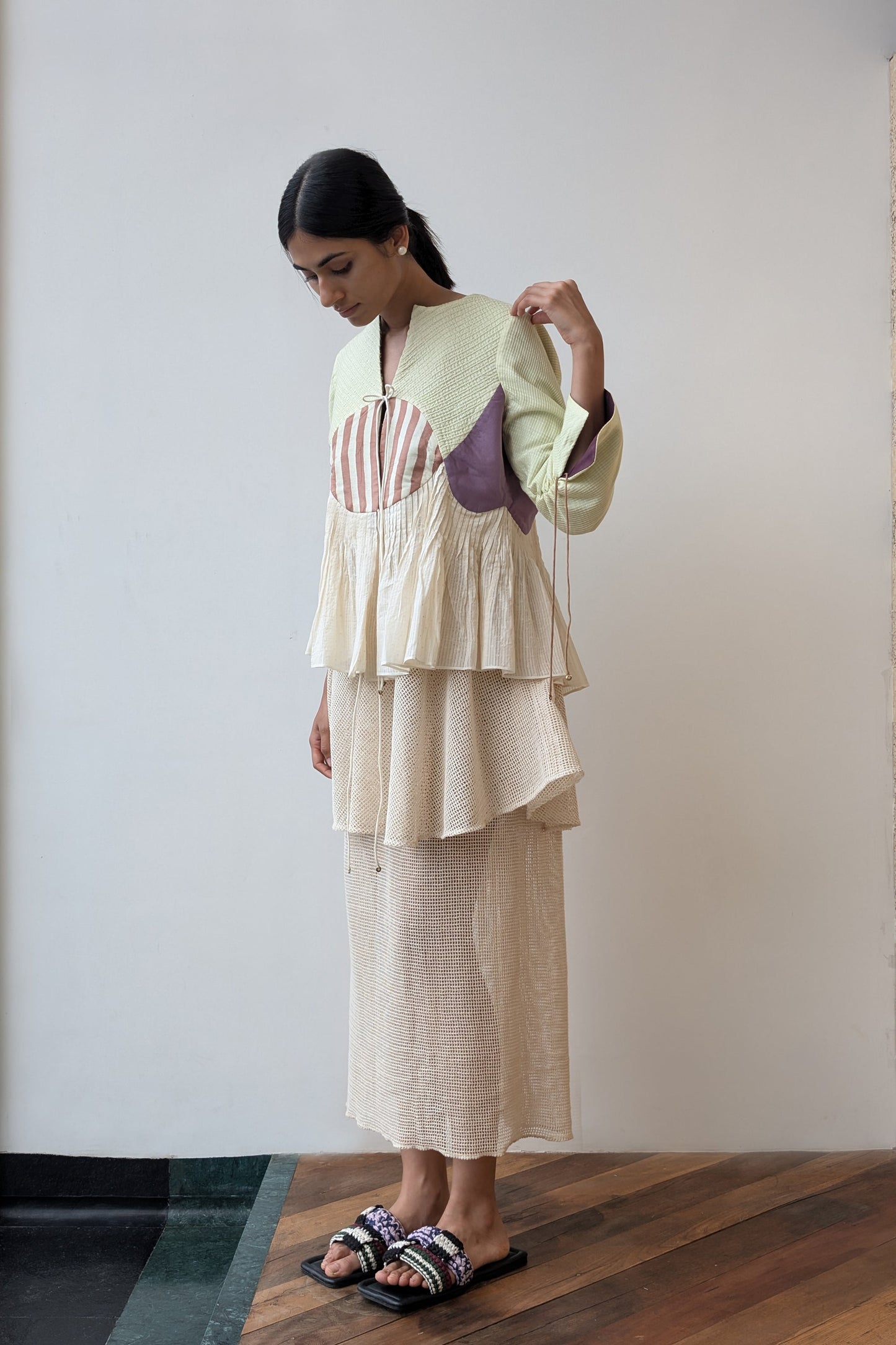 Peplum Tie-up Reversible