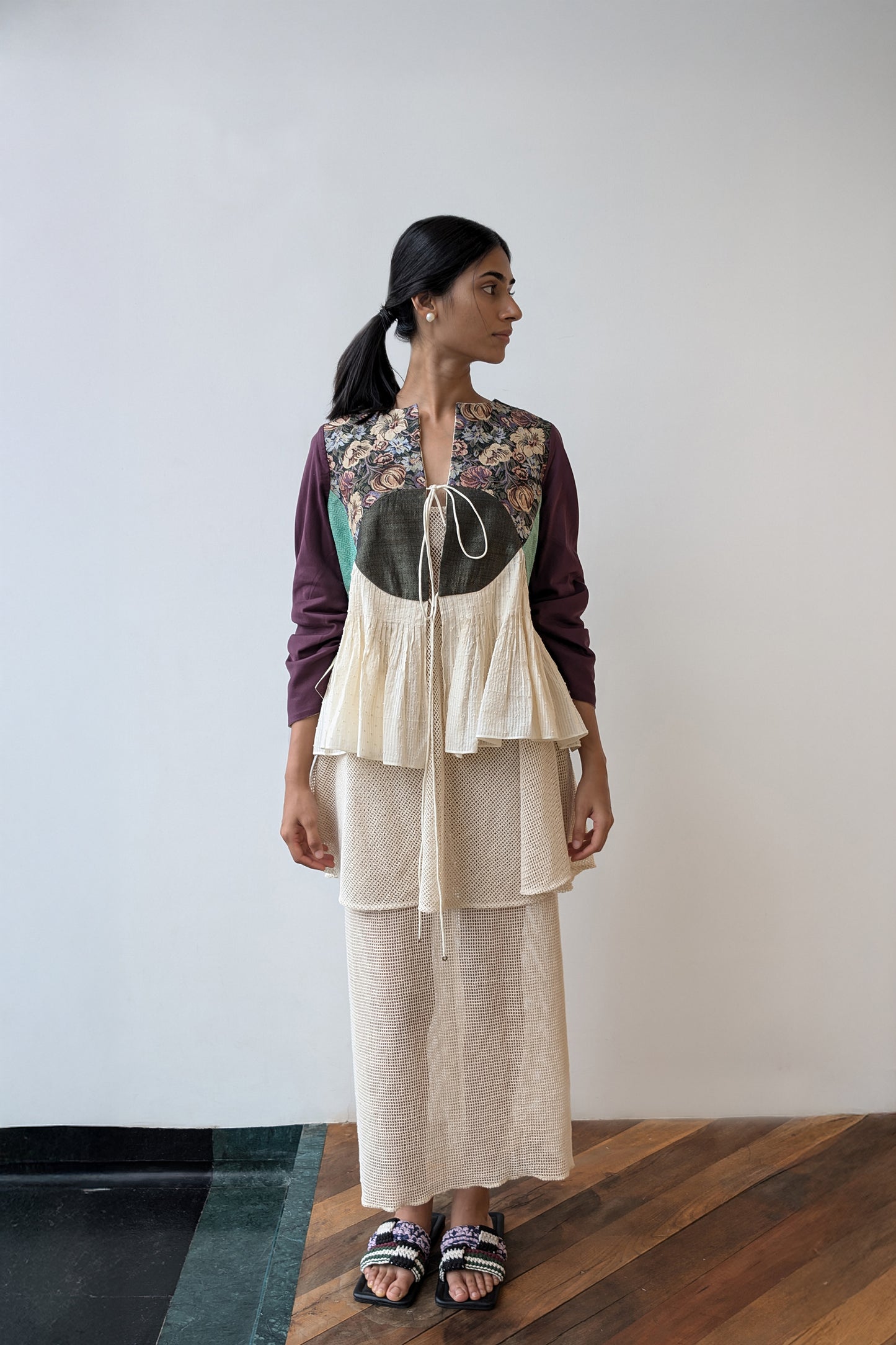 Peplum Tie-up Reversible
