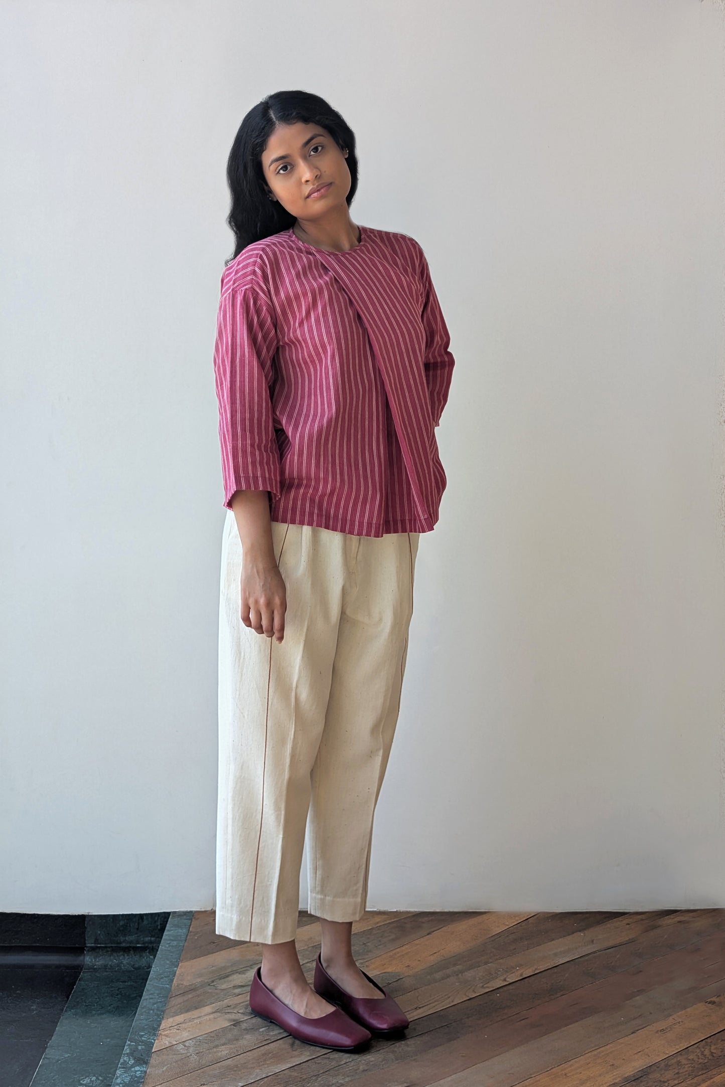 Broad Pleat Top