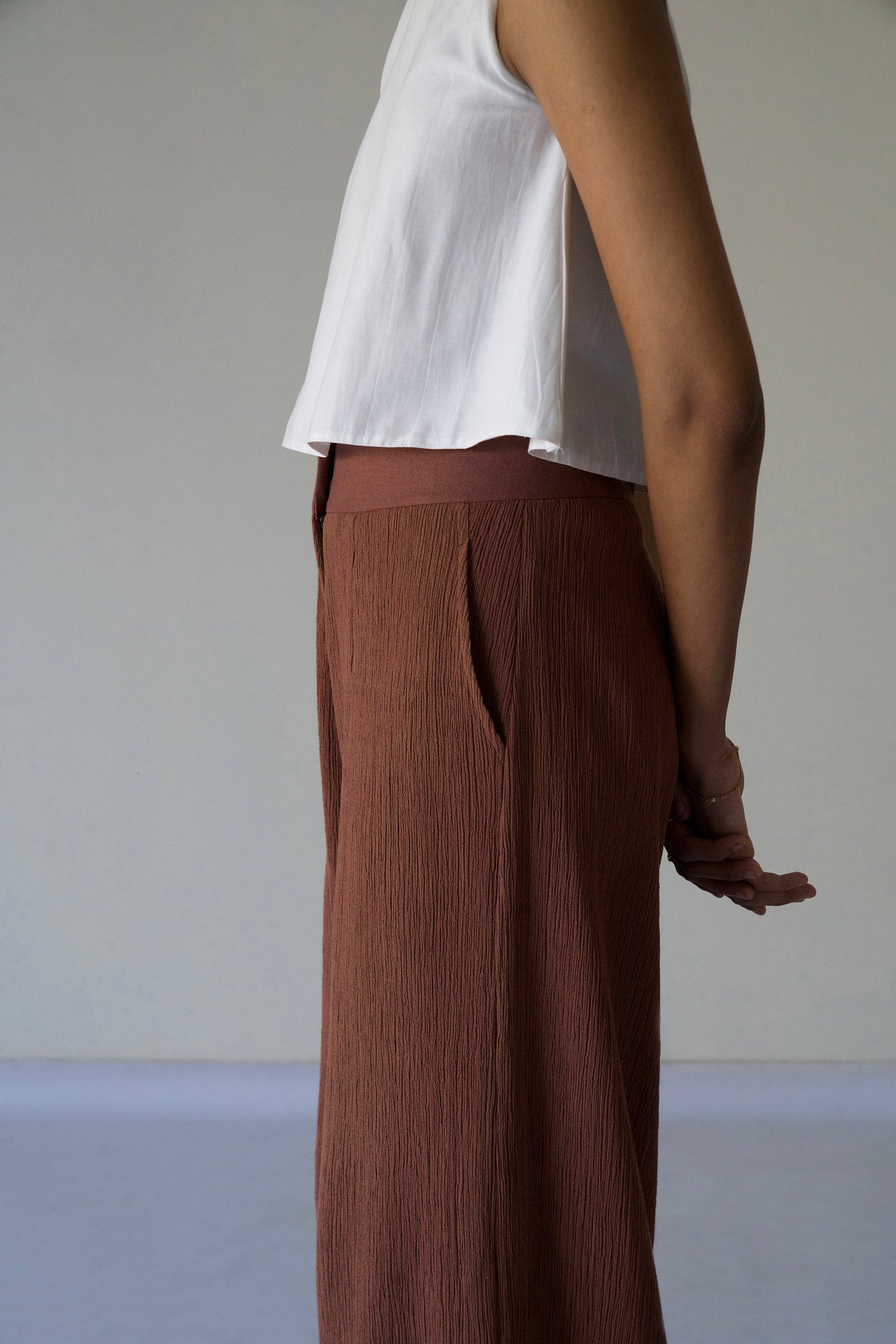 Crinkle Pants - Coco