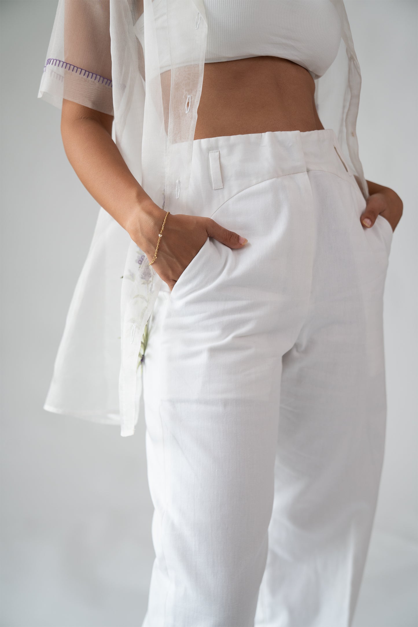 Porcelain Pants - Wide
