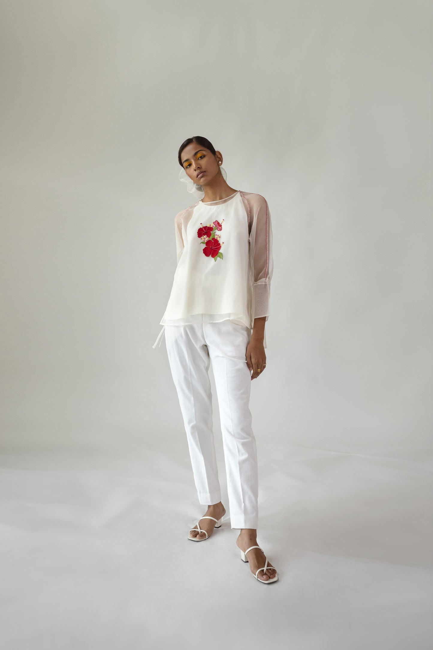 Hibiscus Date Top + Slip Top