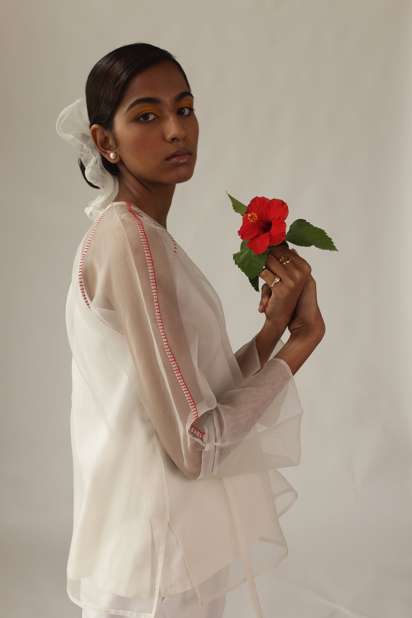Hibiscus Date Top + Slip Top