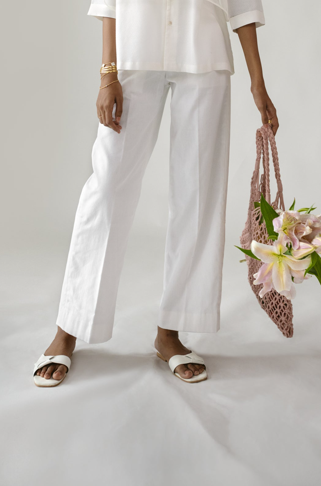 Porcelain Pants - Wide