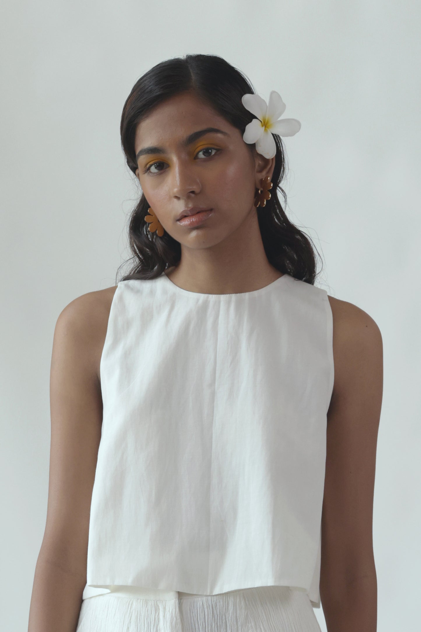 Plumeria Blouse + Slip Top