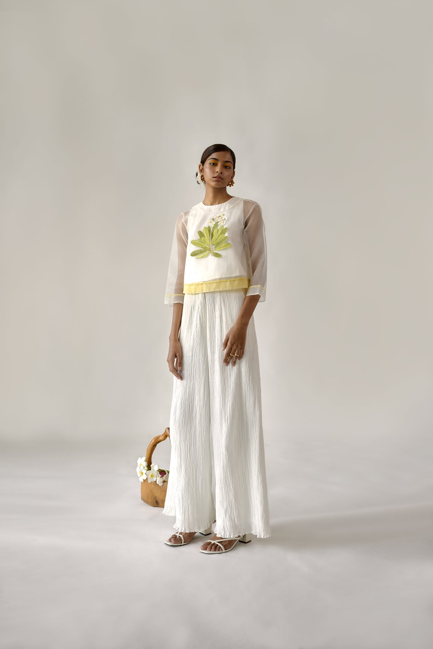 Plumeria Blouse + Slip Top