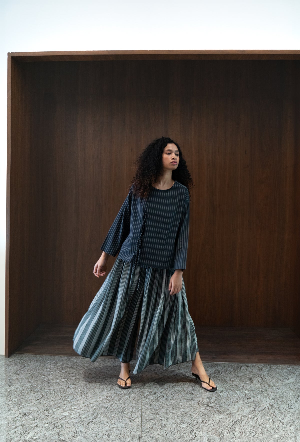 pepper tie-up blouse