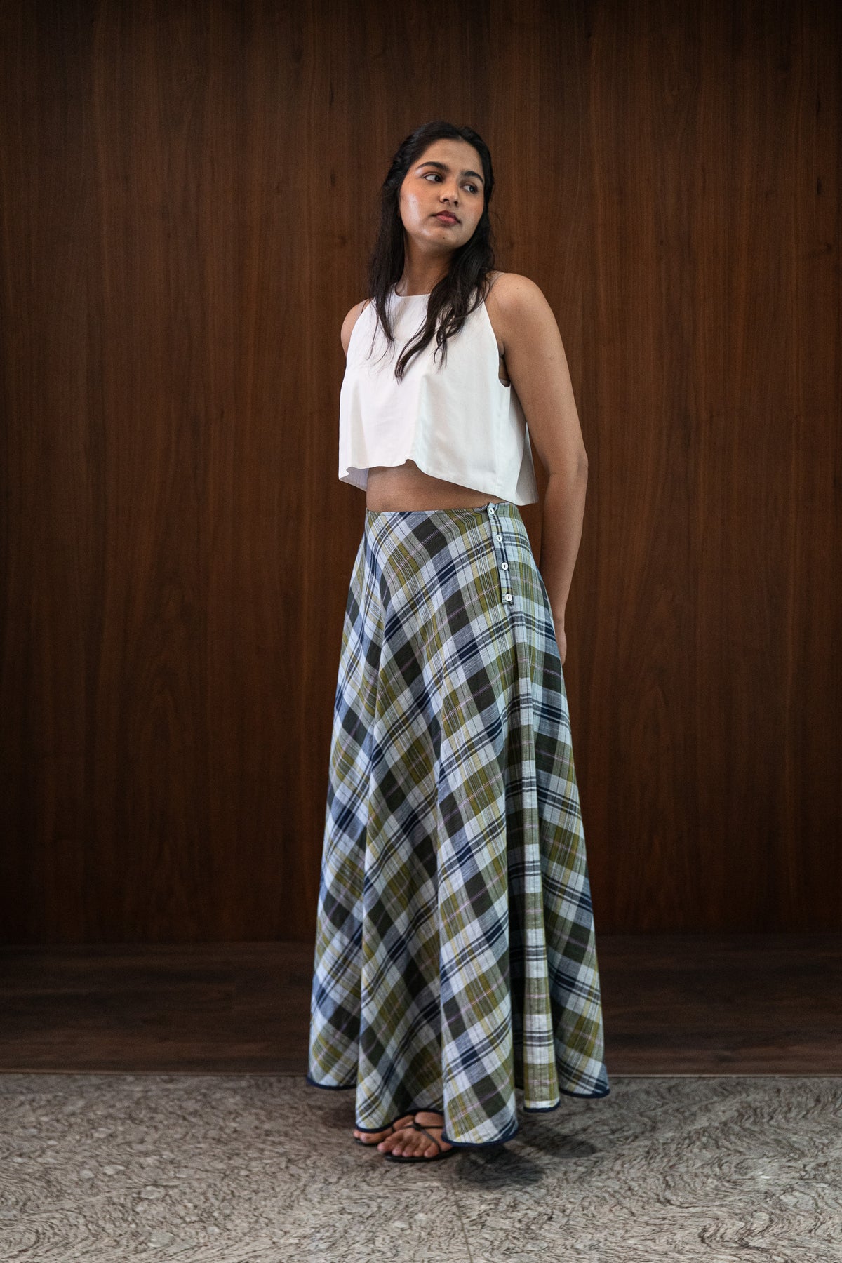 garden maxi skirt