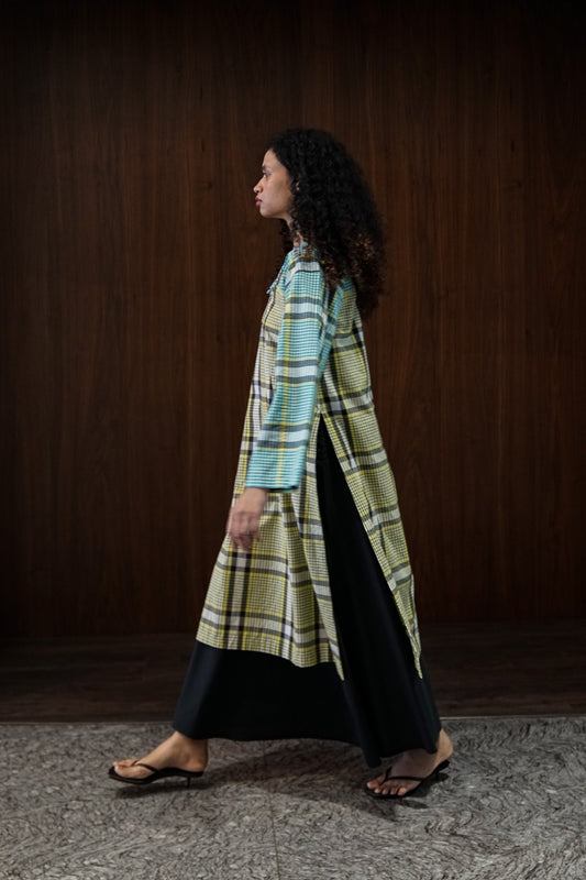 corn grid tunic | set