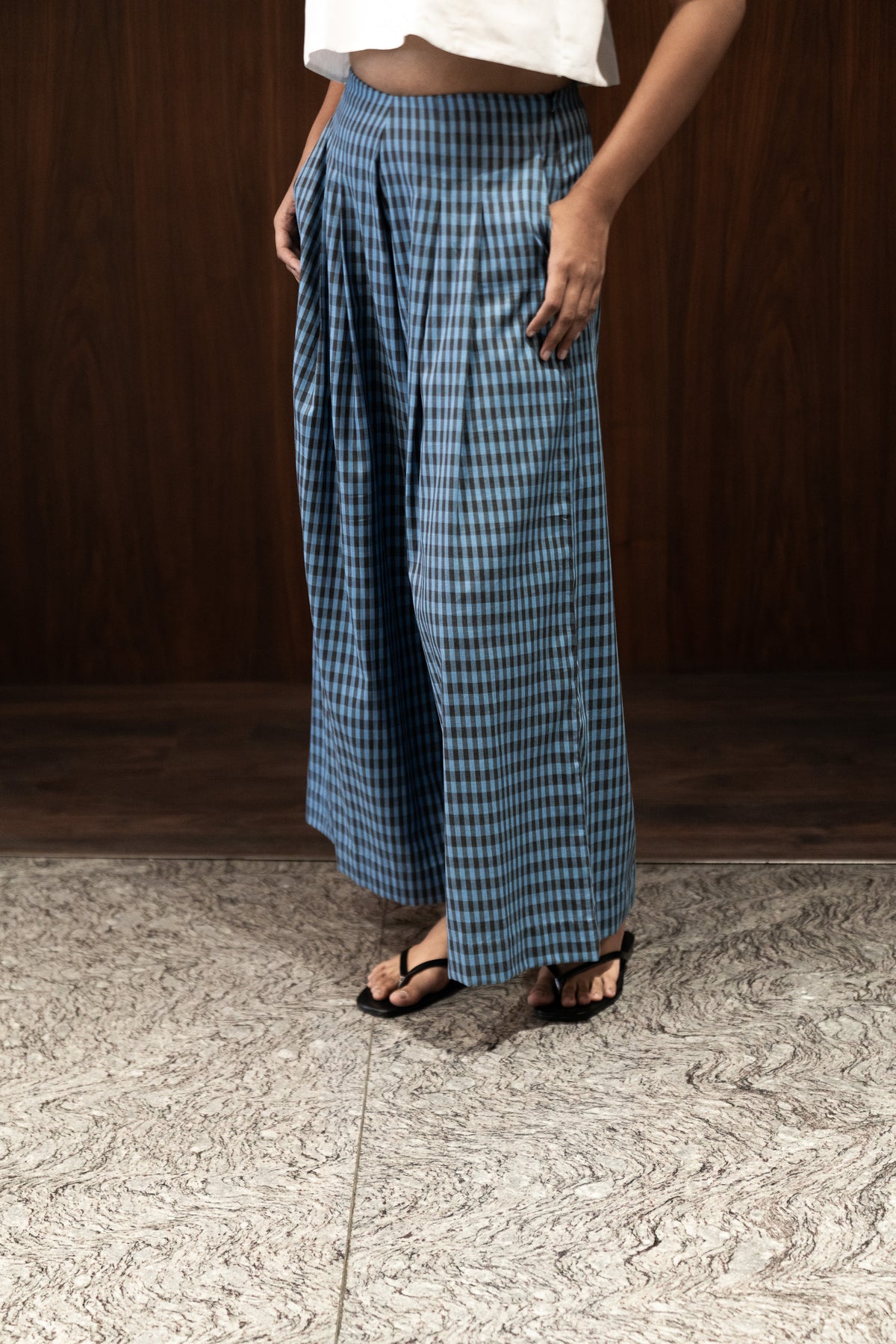 slate blue pants