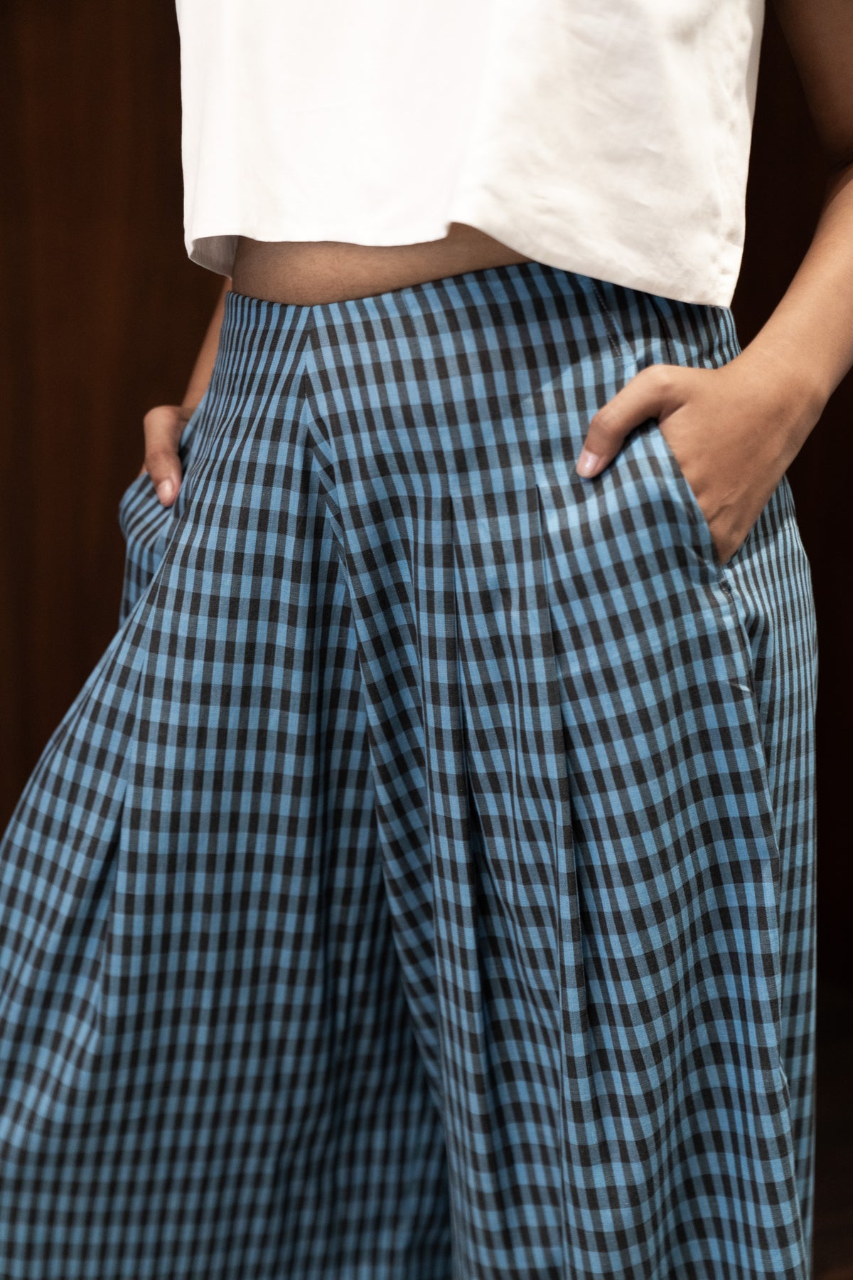 slate blue pants