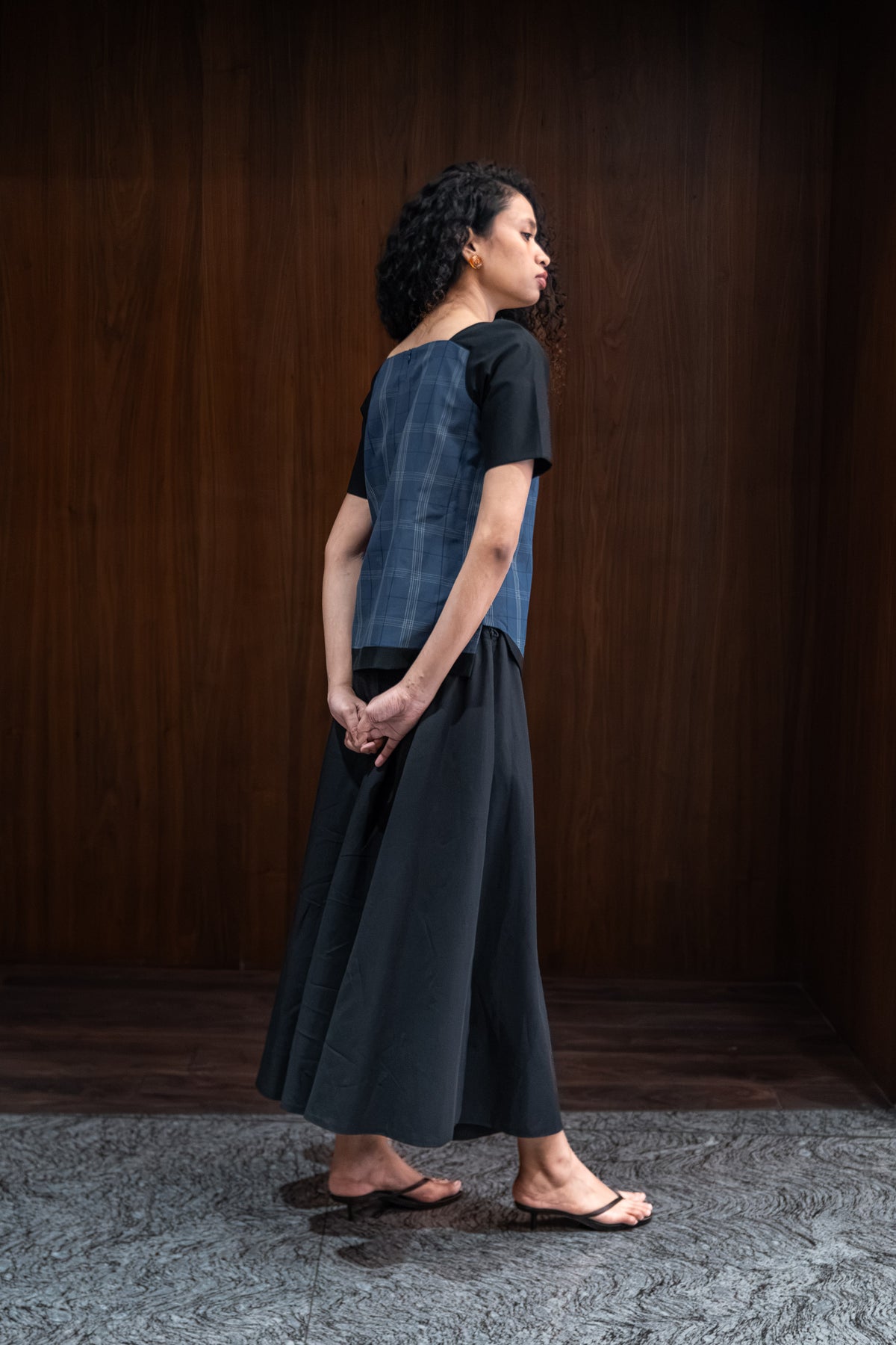 nile square neck top