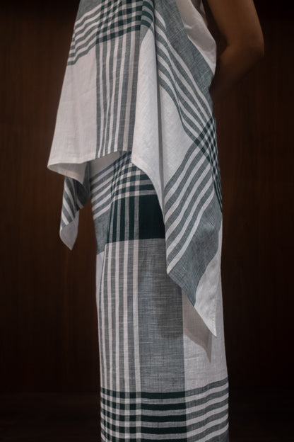 forest drape dress