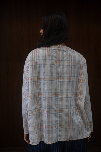 pearl gathered blouse