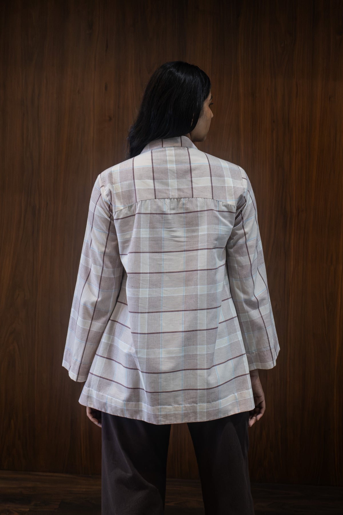 tea rose braided blouse