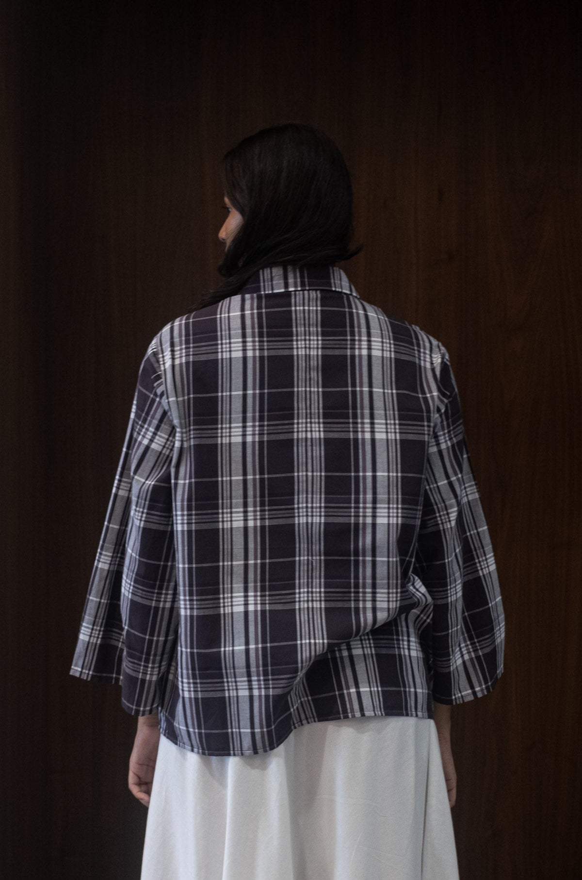 scallop patch shirt