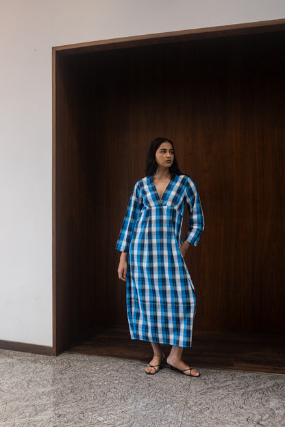 cobalt lantern dress