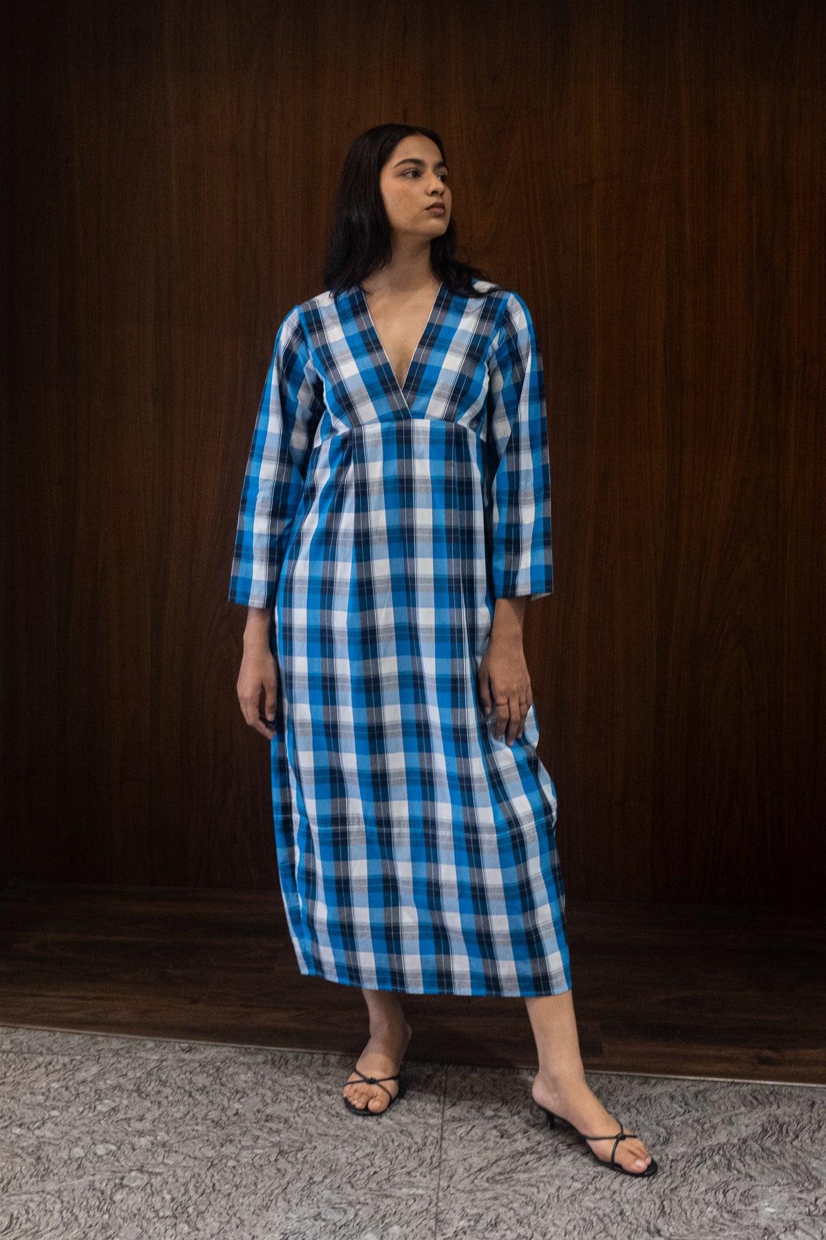 cobalt lantern dress