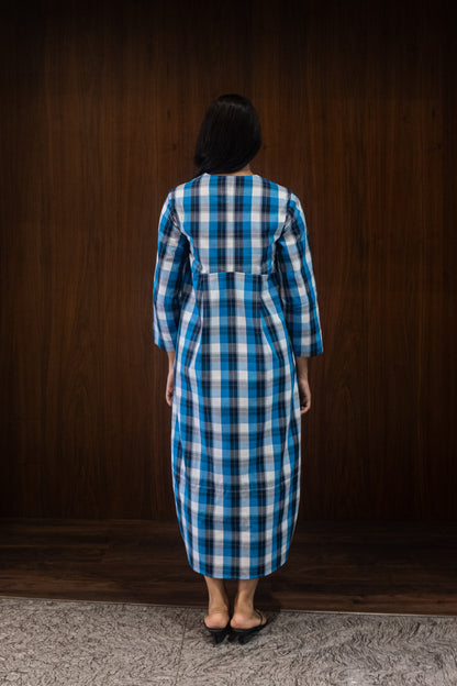 cobalt lantern dress