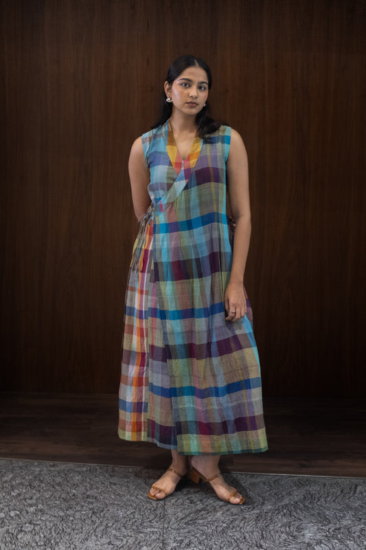 tetris tie-up dress
