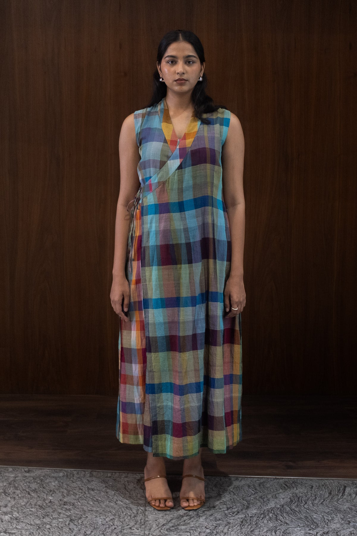 tetris tie-up dress