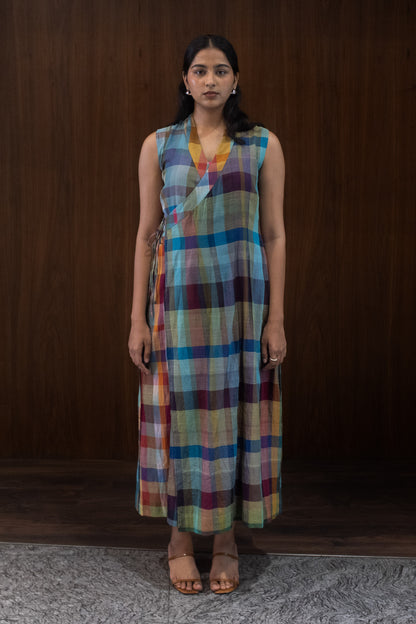 tetris tie-up dress