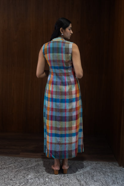 tetris tie-up dress