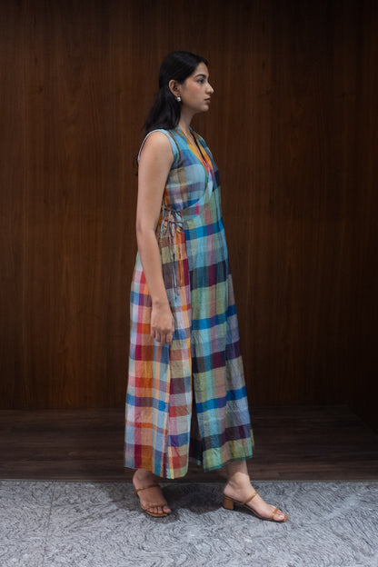 tetris tie-up dress