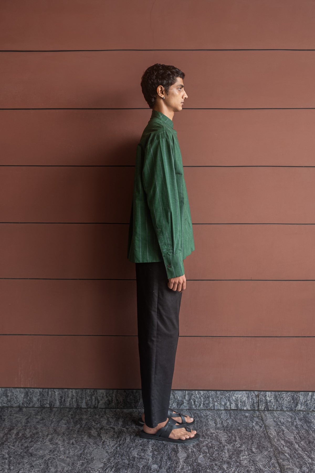 malachite mandarin shirt