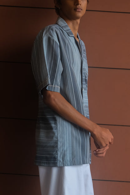 chalk stripe shirt