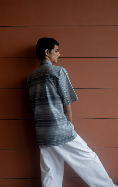 chalk stripe shirt