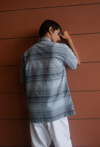 chalk stripe shirt