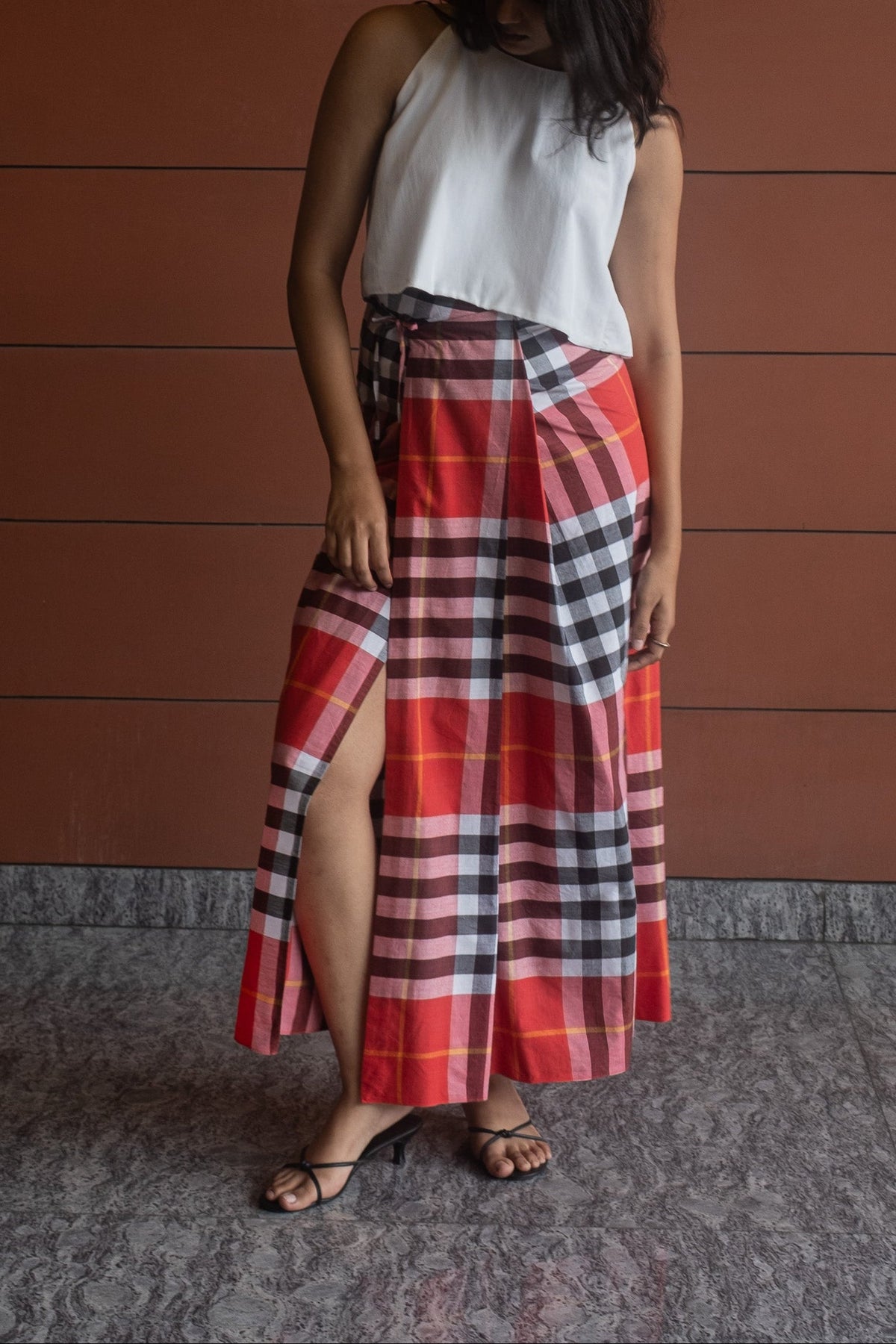 saree wrap skirt
