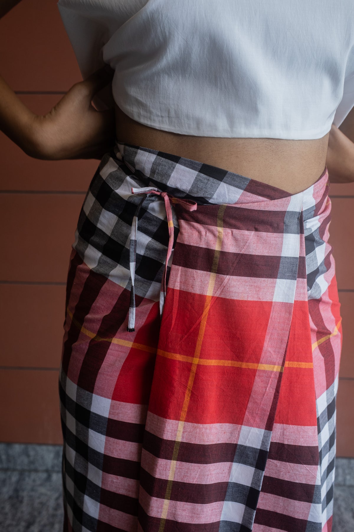 saree wrap skirt