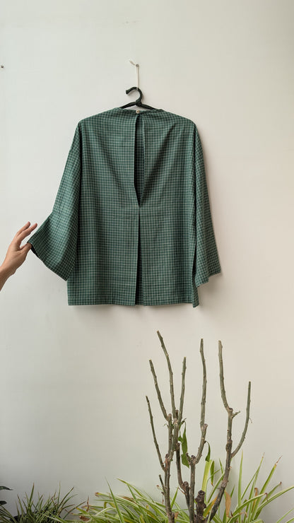 clay broad pleat top