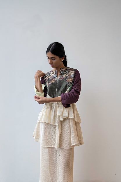 Peplum Tie-up Reversible