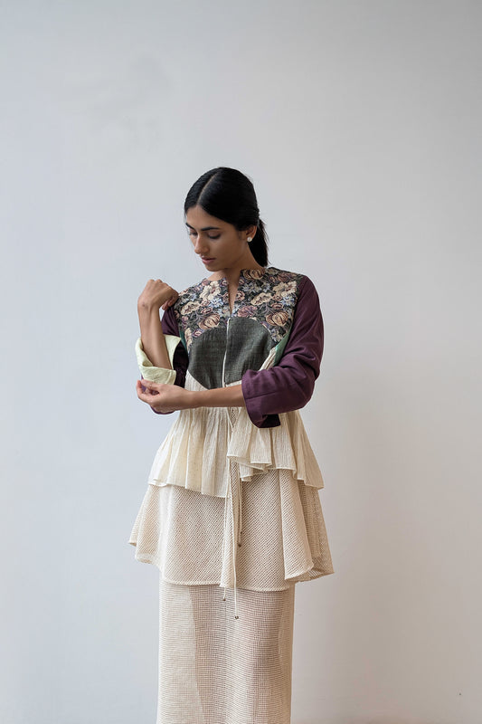 Peplum Tie-up Reversible