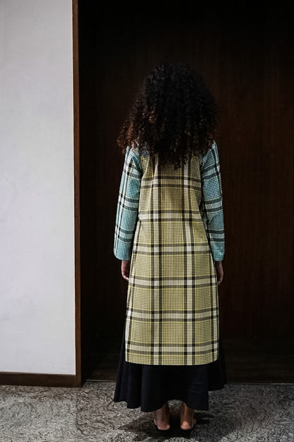 corn grid tunic | set