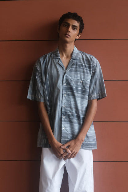 chalk stripe shirt