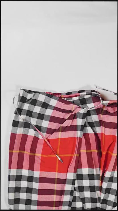 saree wrap skirt